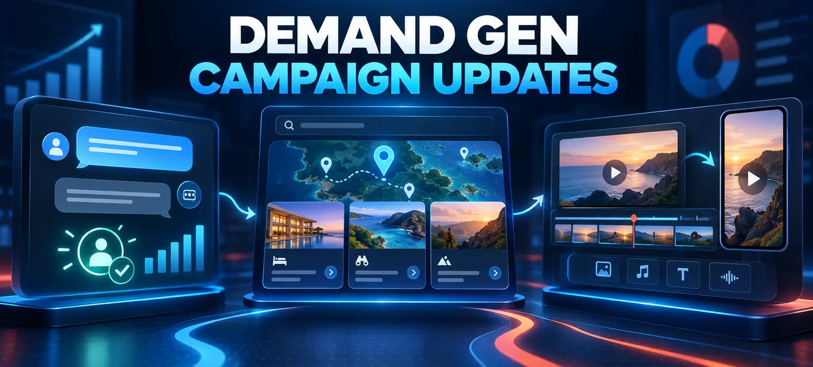 Google Demand Gen Updates: Messaging, Travel and AI Video
